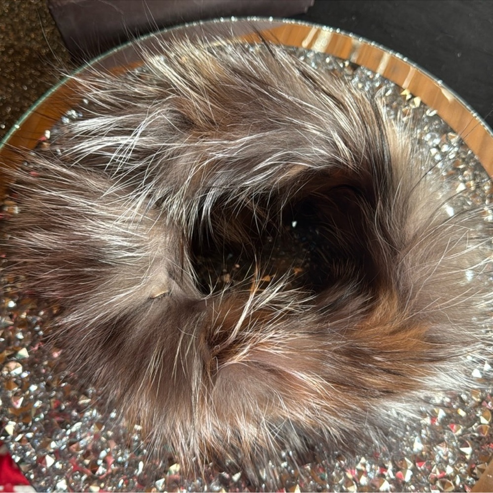 Silver Fox Soft Multi Warm Ivory Fur Head Band or Neck Scarf, 
$129 $347 - Picture 5 of 6